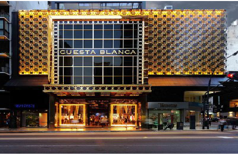 田东门头设计与商业空间的纽带。