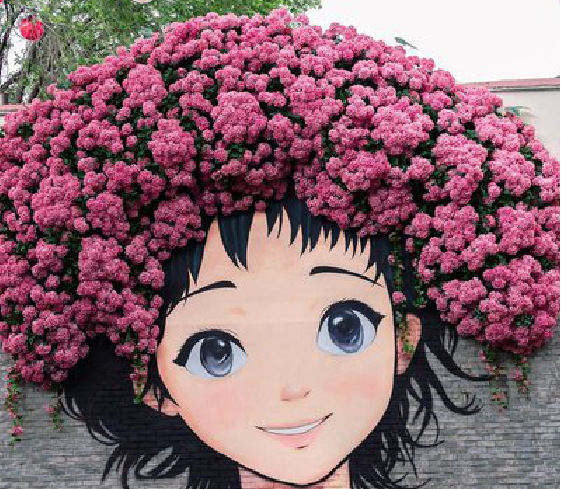 田东墙体彩绘-网红墙打卡