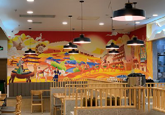 田东商业空间彩绘介绍。