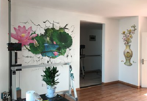 田东墙体彩绘相比墙纸的优势。