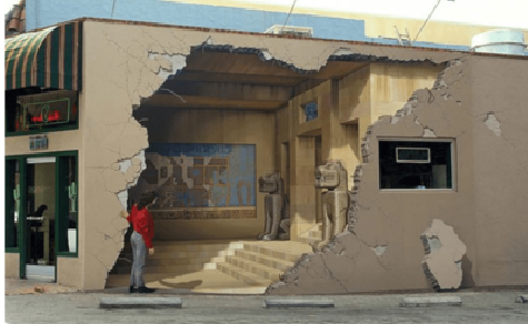 田东判断手绘墙好坏的标准。