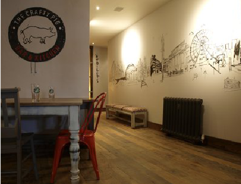 田东教你判断手绘墙质量的好坏。