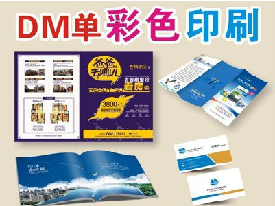 田东单页印刷，色彩搭配简单。
